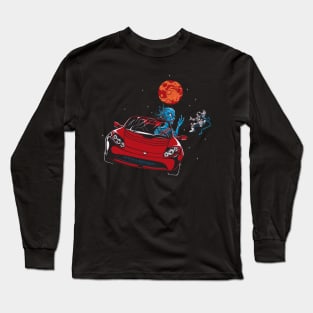 Mars And Cars Long Sleeve T-Shirt